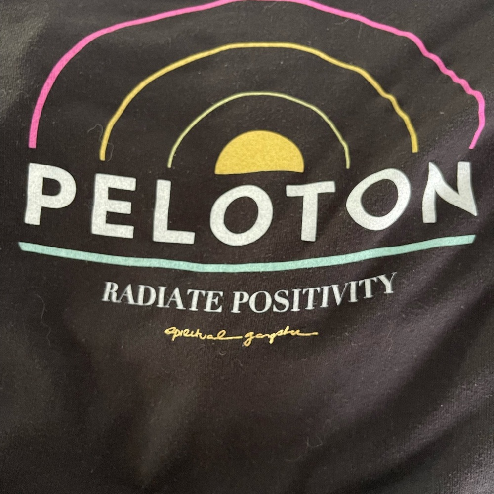 Peloton Spiritual Gangster Rainbow Hoodie Size XL
